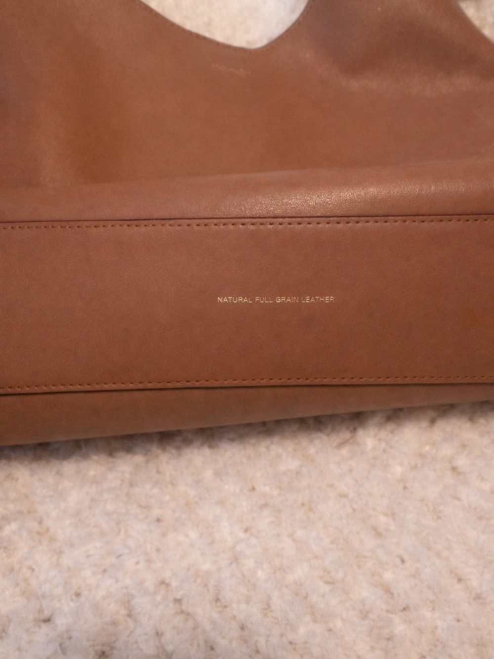 Coach Tan Leather Shoulder Hobo Bag - Picture 4 of 5